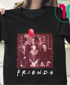 Official Psychodynamics Horror Movie Characters Friends TV Show Shirt