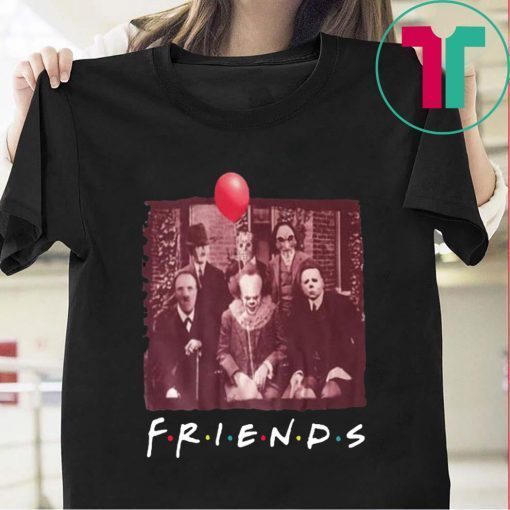 Official Psychodynamics Horror Movie Characters Friends TV Show Shirt