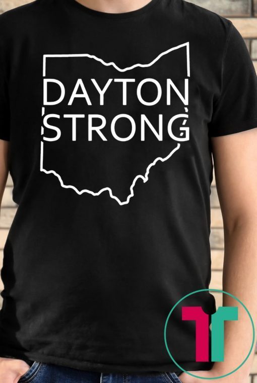 Ohio Map Dayton Strong T-Shirt
