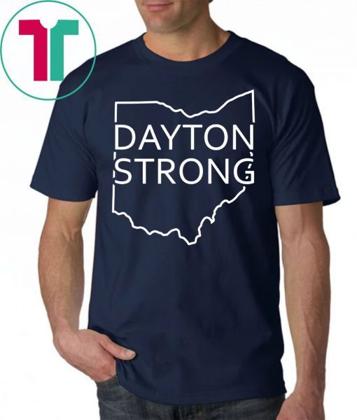 Ohio Map Dayton Strong T-Shirt