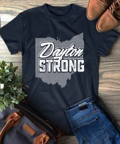 Ohio Map Dayton Strong T-Shirt For Men Women And Kids T-Shirt