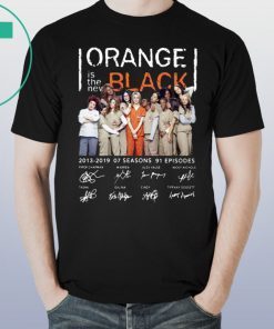 Orange is the new black signature t-shirt for mens womens kids