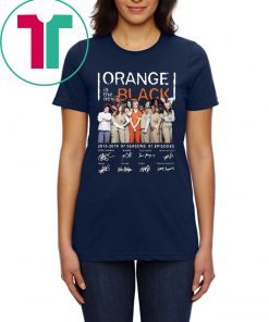 Orange is the new black signature t-shirt for mens womens kids