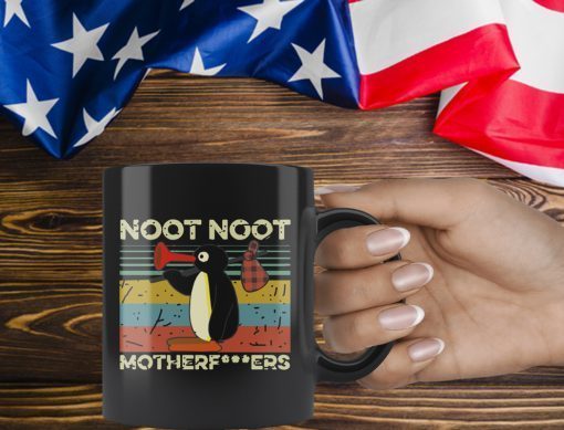 Funny Pingu Noot Noot Motherfucker Vintage Mug