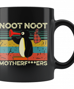 Vintage Pingu Noot Noot Motherfucker Mug