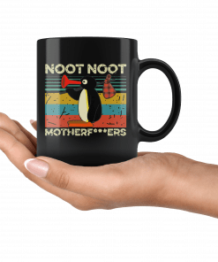 Vintage Pingu Noot Noot Motherfucker Mug
