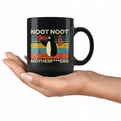 Vintage Pingu Noot Noot Motherfucker Mug