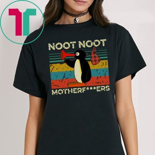 Pingu Noot Noot Motherfucker Vintage Tee Shirt