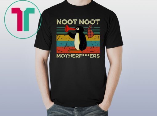 Pingu Noot Noot Motherfucker Vintage Tee Shirt