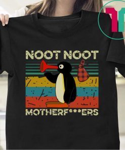 Pingu Noot Noot Motherfucker Vintage Tee Shirt