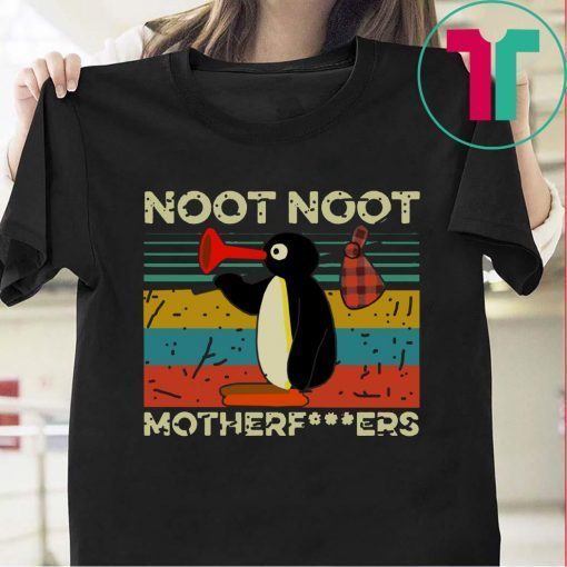 Pingu Noot Noot Motherfucker Vintage Tee Shirt