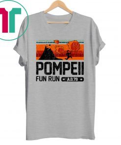 Pompeii Fun Run 79 AD Running Tee Shirt