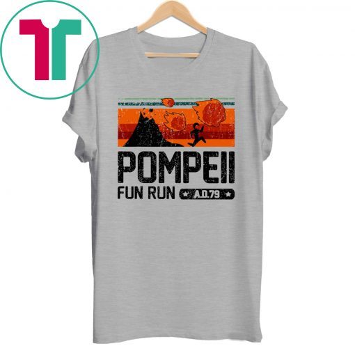 Pompeii Fun Run 79 AD Running Tee Shirt