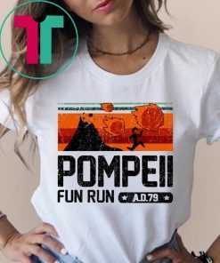 Pompeii Fun Run 79 AD Running Tee Shirt