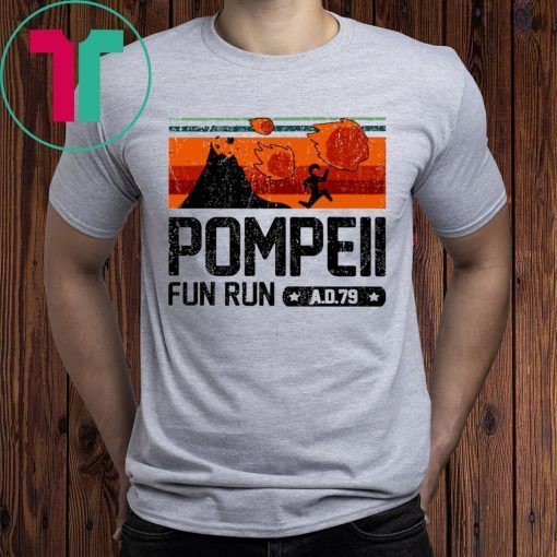 Pompeii Fun Run 79 AD Running Tee Shirt