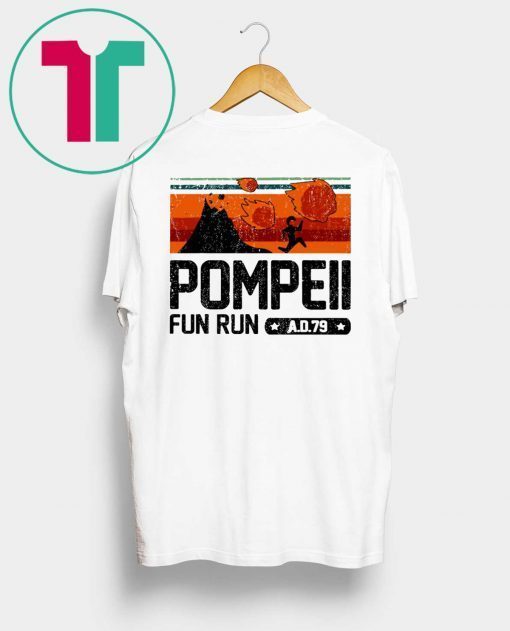 Pompeii Fun Run 79 AD Running Tee Shirt