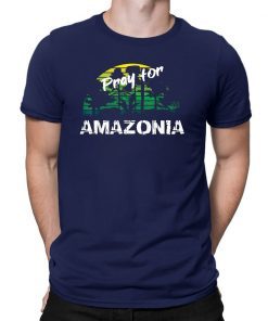 Pray For Amazonia T-Shirt Gift For Environmentalists Mens 2019 Tee Shirt