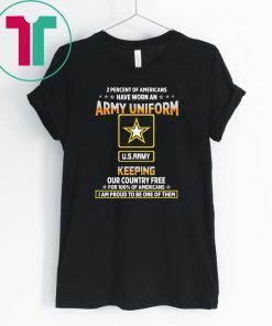 Proud To Have Served In The US Army T-Shirt