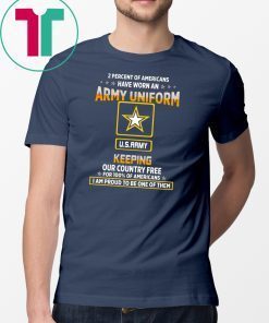 Proud To Have Served In The US Army T-Shirt