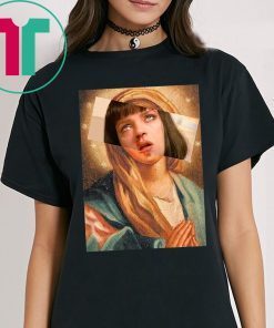 Pulp Fiction Virgin Mary Mia Wallace T-Shirt for Mens Womens Kids