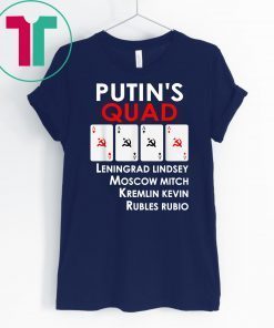 Kentucky Democrats Classic Gift T-Shirt Putin's Quad Poker Hand full of Republicans Shirt