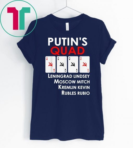 Kentucky Democrats Classic Gift T-Shirt Putin's Quad Poker Hand full of Republicans Shirt