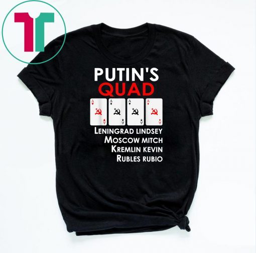 Kentucky Democrats Classic Gift T-Shirt Putin's Quad Poker Hand full of Republicans Shirt