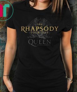 Queen Adam Lambert The Rhapsody Tour Tee Shirt
