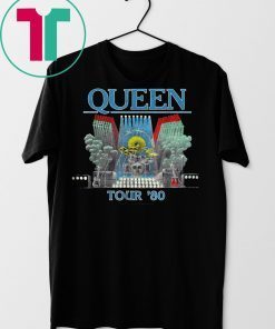 Queen Official Tour 80 Tee Shirt