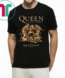Queen and Adam Lambert The Rhapsody Tour Shirt