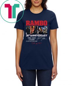 Rambo 38th Anniversary 1982 2020 T-Shirt