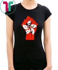 Resist Fist with Hong Kong Flag Unisex T-Shirt