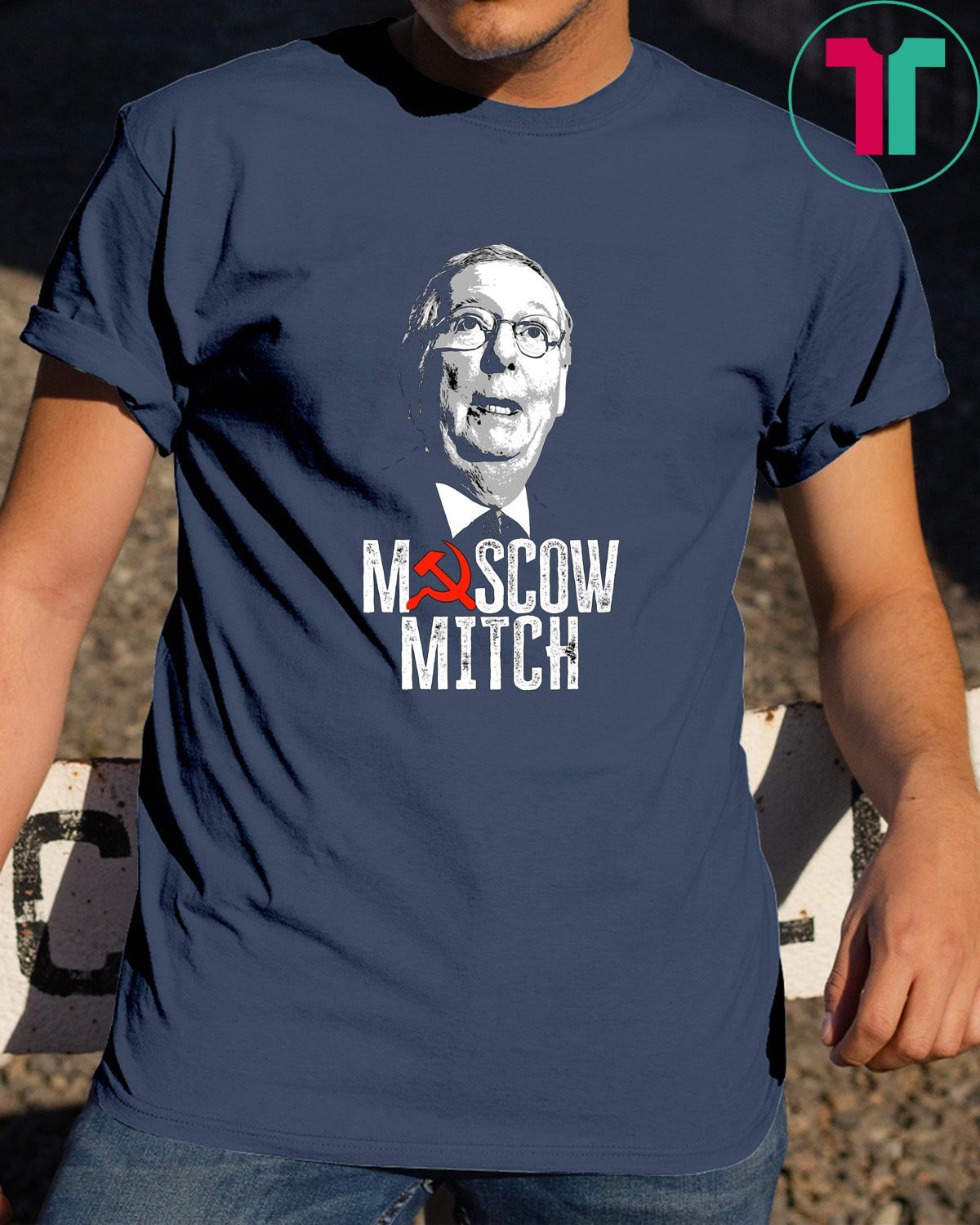 Russia Moscow Mitch Mcconnell Traitor Moscow Mitch Funny Gift T-Shirt ...