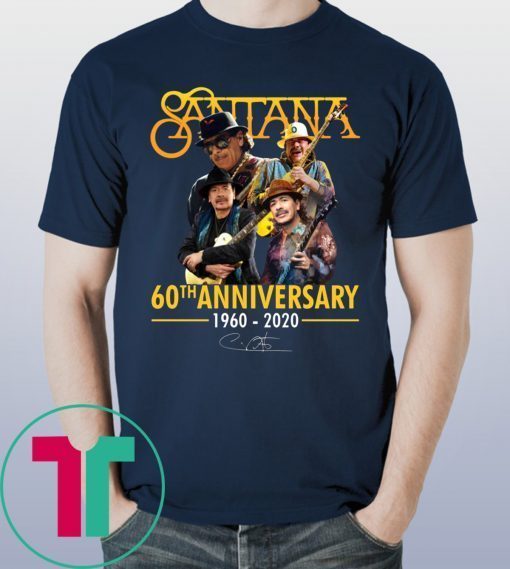 Santana 60th Anniversary 1960 2020 T-Shirt