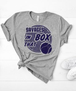 Savages in that box New York Yankees Aaron Boone quote funny shirt savages in the box t shirt,