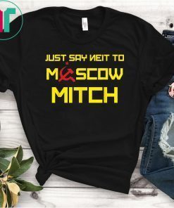 Kentucky Democrats 2020 Gift Tee Shirt Say Neit To Moscow Mitch Funny Anti Trump Russia Soviet T-Shirt
