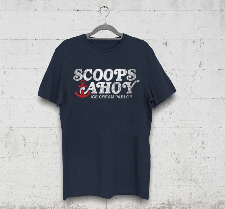 Scoops Ahoy Ice Cream Parlor Tee Shirt
