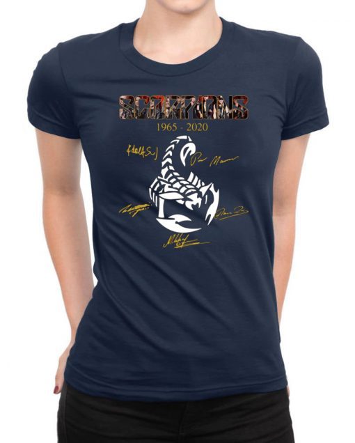 Scorpions memories 1965-2020 signatures shirt