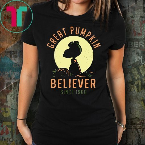 Snoopy Great Pumpkin Believer Since 1966 T-Shirt