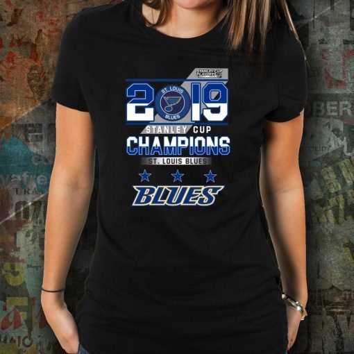 St Louis Blues 2019 Stanley Cup Champions Classic Tee Shirts