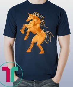 Steampunk Unicorn T-Shirt for Mens Womens Kids