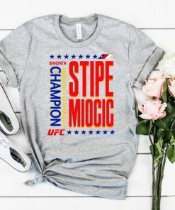 Stipe Miocic #AndNew Heavyweight Champion UFC V-Neck Classic Tee Shirt