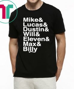 Stranger Things Name List Unisex T-Shirt
