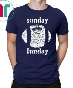 Sunday funday football tee shirt