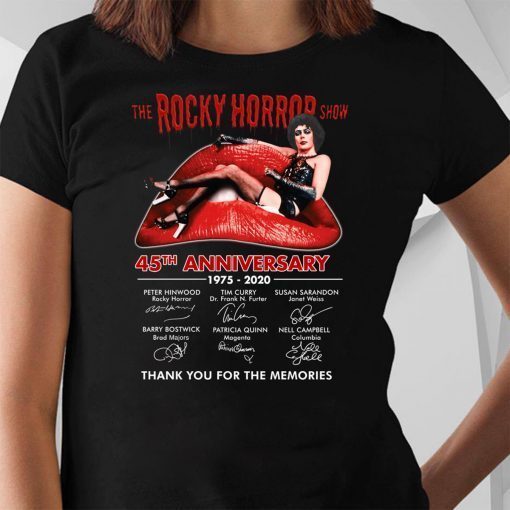 The Rocky Horror Show 45th Anniversary Tee Shirt