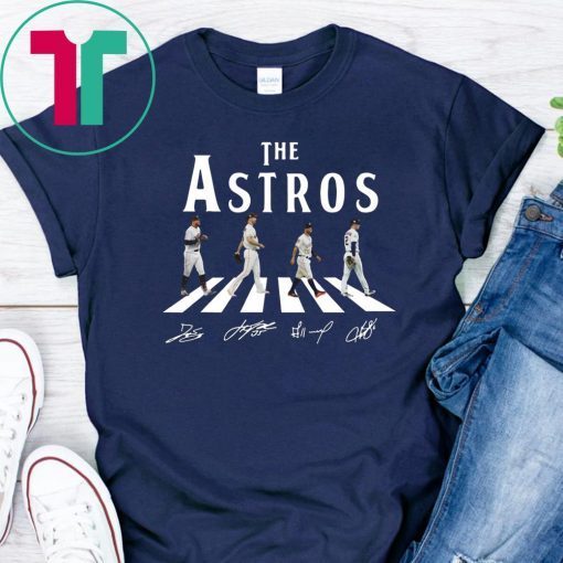 The astros houston astros signatures abbey road crosswalk Classic T-shirt
