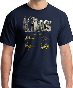 The kinks 1964-1996 signatures shirt