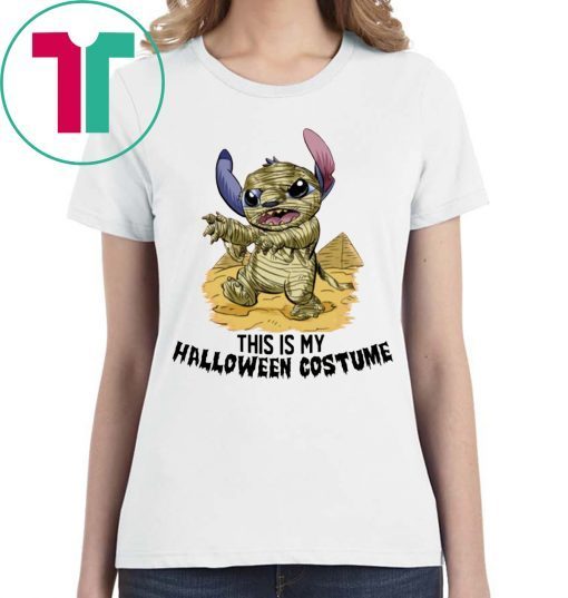 This Is My Halloween Costume Mummy Stitch Gift Tee Shirt
