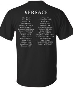 Versace China Funny T-Shirt Font And Back