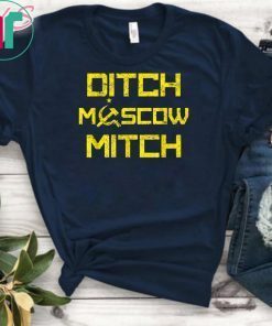 Vintage Ditch Moscow Mitch Funny Anti Trump Russia Soviet T-Shirt Kentucky Democrats Gift T-Shirts